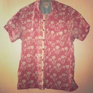 Vintage koto neon color button down size large